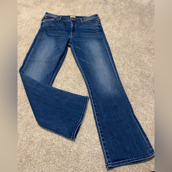 MOTHER The Outsider High Rise Ankle Jeans: Connect The Dots - Picture 2 of 9